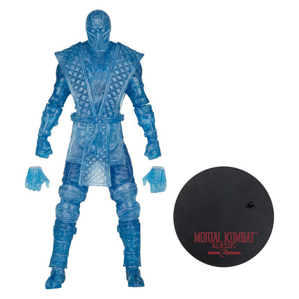 McFarlane Toys-Mortal Kombat Klassic Sub-Zero (Ice Clone) 7in Action Figure