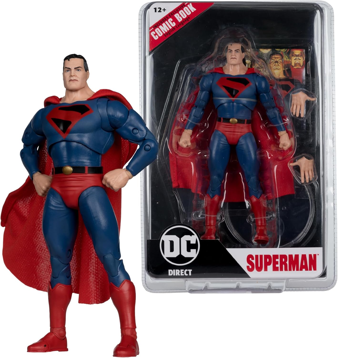 McFarlane Toys - DC Direct Page Punchers Superman (Kingdom Come) 7in Figure with Comic