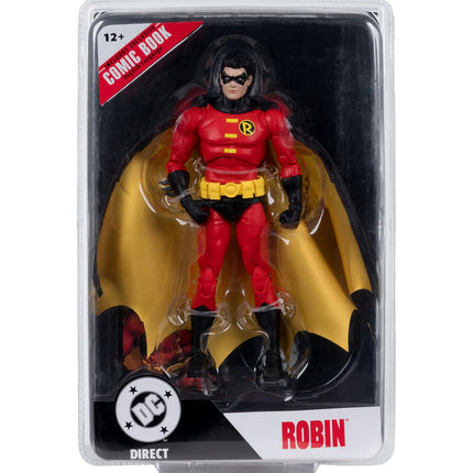 McFarlane Toys- DC Direct Page Punchers Robin (Teen Titans #41) 7in Action Figure with Comic