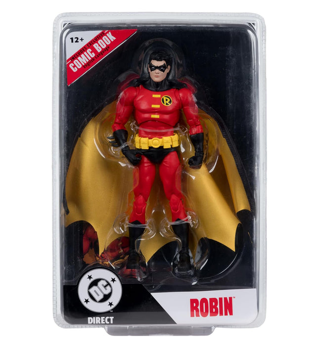 McFarlane Toys- DC Direct Page Punchers Robin (Teen Titans #41) 7in Action Figure with Comic