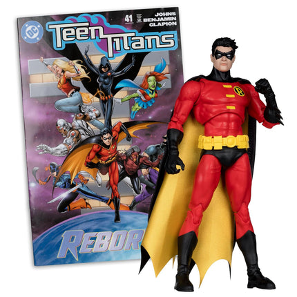 McFarlane Toys- DC Direct Page Punchers Robin (Teen Titans #41) 7in Action Figure with Comic