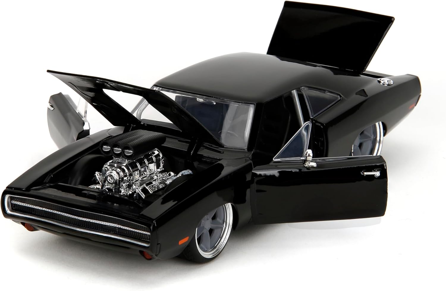 Jada Toys Hollywood Rides Fast & Furious Dom's 1970 Dodge Charger, 1: