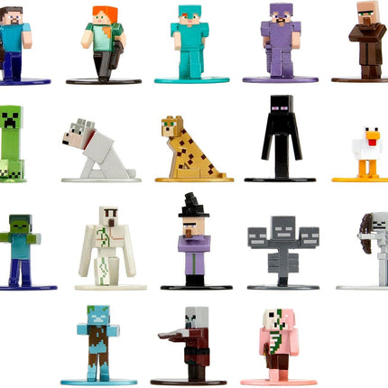 Minecraft 1.65" Nano Metalfigs 18-Pack Die-cast Figures