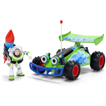 Jada Toy Story RC Turbo Buggy with Buzz Lightyear Figure 1:24 Scale Die-Cast Vehicle – Hollywood Rides Toys
