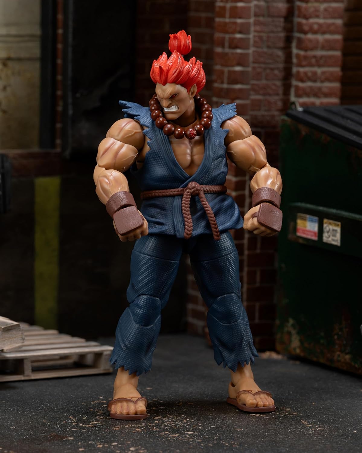 Jada Street Fighter II Akuma Deluxe Action Figure - 1:12 Scale Figure