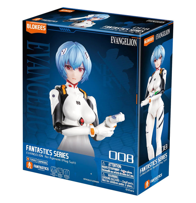 BLOKEES - Fantastics Series, Evangelion, Rei Ayanami (Plug Suit), Model Kit