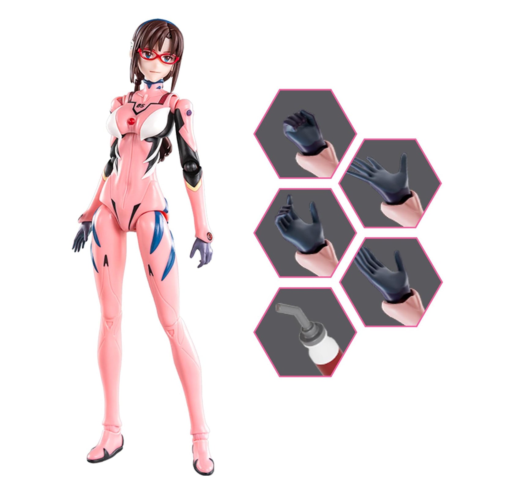 BLOKEES - Fantastics Series, Evangelion, Mari Makinami Illustrious (Plug Suit), Model Kit