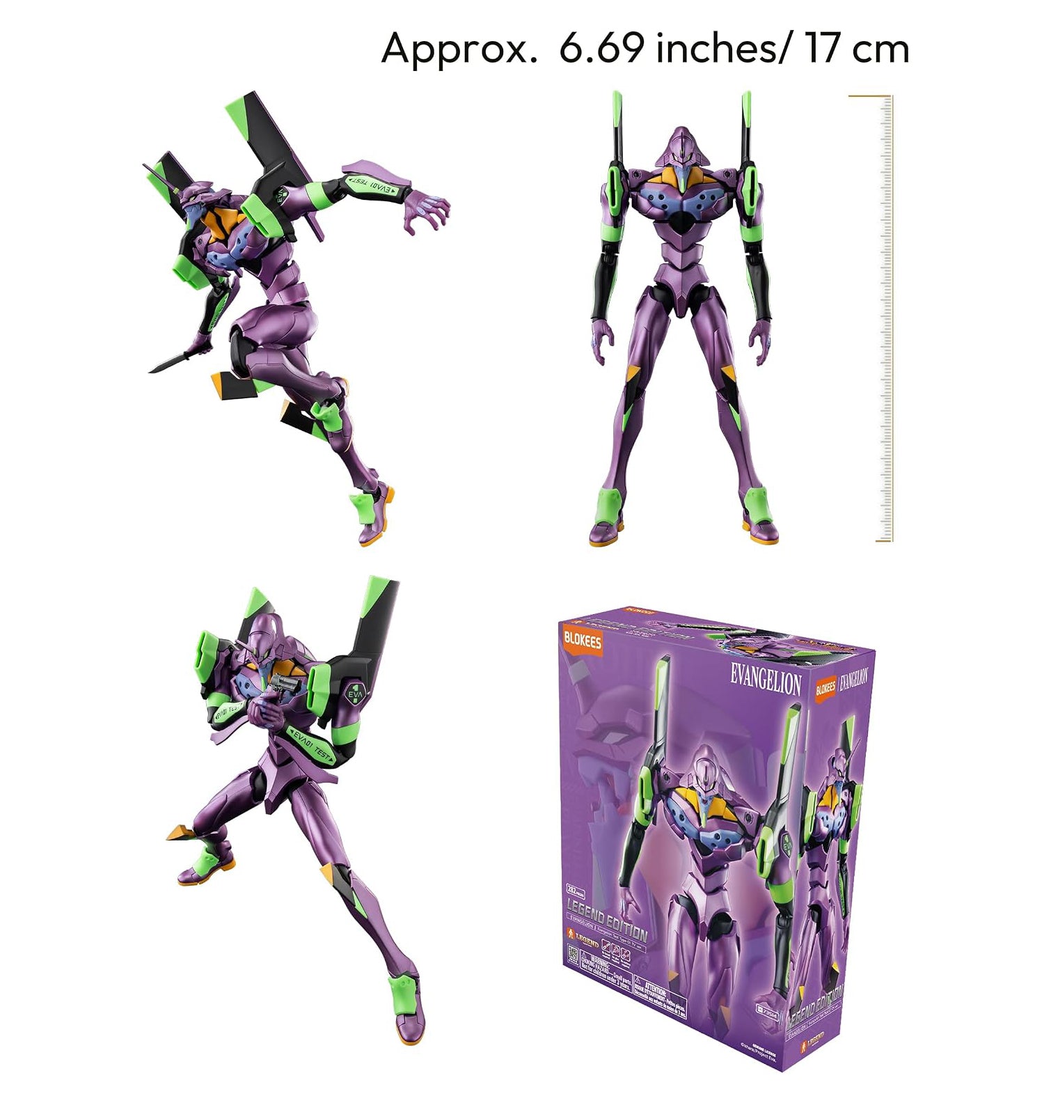 BLOKEES - Ultra Action Edition - Legend Edition - Evangelion Unit 01 - Model Kit