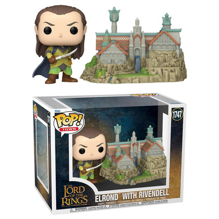 Funko POP! Town #1747: Lord of The Rings - Elrond with Rivendell