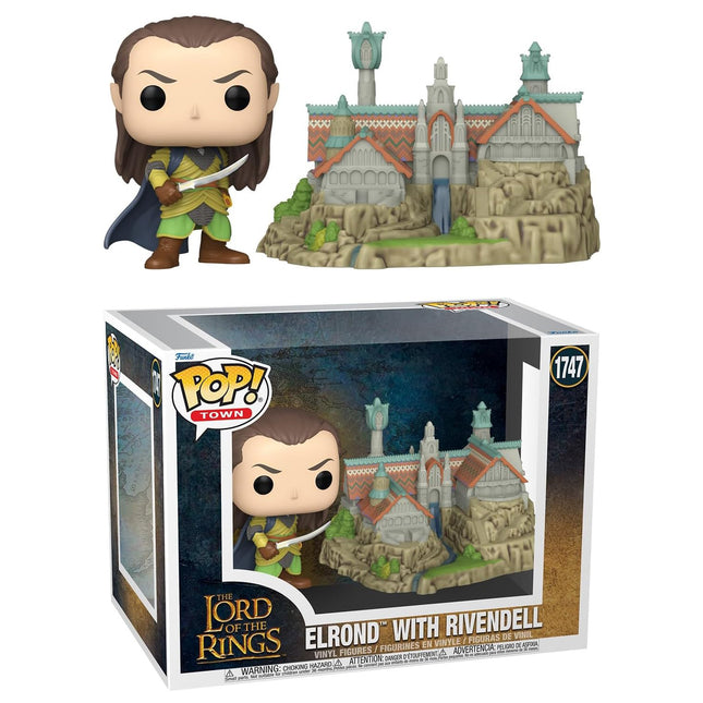 Funko POP! Town #1747: Lord of The Rings - Elrond with Rivendell