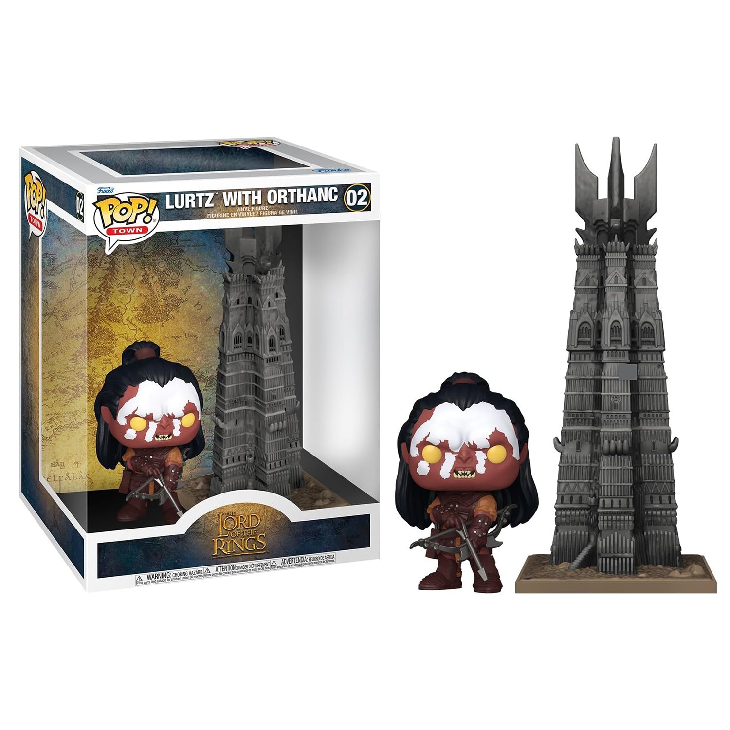 Funko POP! Town #02: Lord of The Rings - Lurtz with Orthanc