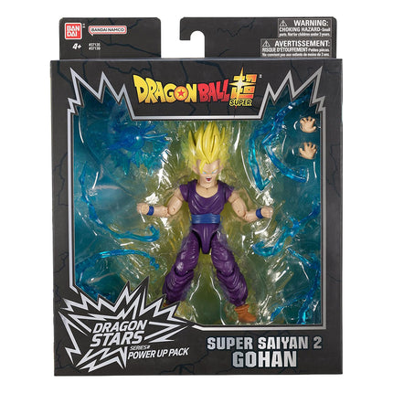 Dragon Stars Series - Dragon Ball Super - Super Saiyan 2 Gohan, Power Up Pack 6.5" Action Figure Set