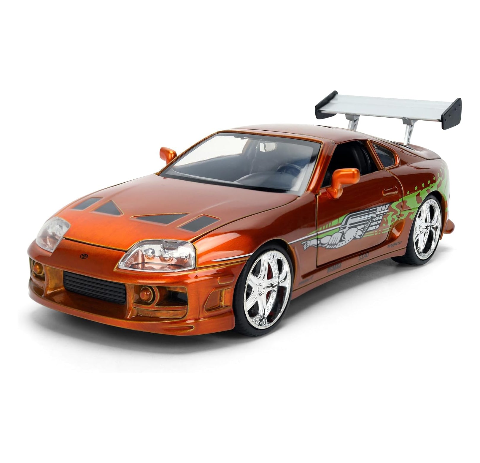 Jada Toys - Fast & Furious 25th Anniversary 1:24 Brian's Toyota Supra "Brush Finish Color" Die-cast Car
