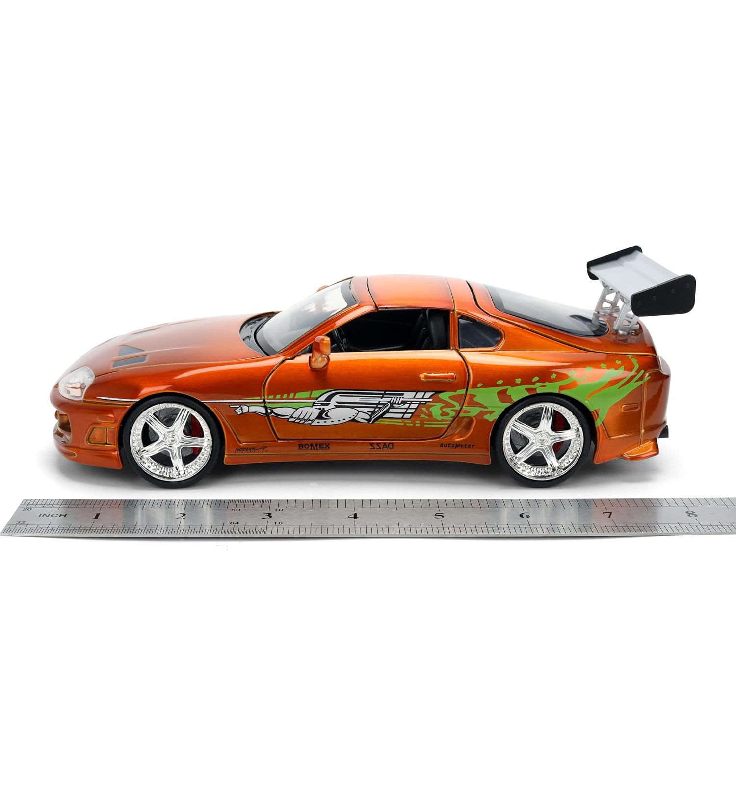 Jada Toys - Fast & Furious 25th Anniversary 1:24 Brian's Toyota Supra "Brush Finish Color" Die-cast Car