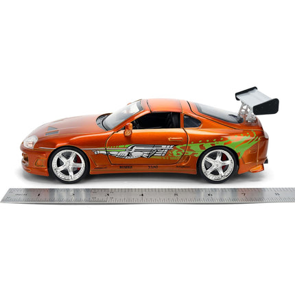 Jada Toys - Fast & Furious 25th Anniversary 1:24 Brian's Toyota Supra "Brush Finish Color" Die-cast Car