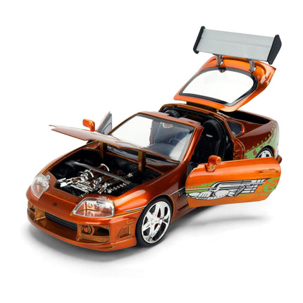 Jada Toys - Fast & Furious 25th Anniversary 1:24 Brian's Toyota Supra "Brush Finish Color" Die-cast Car