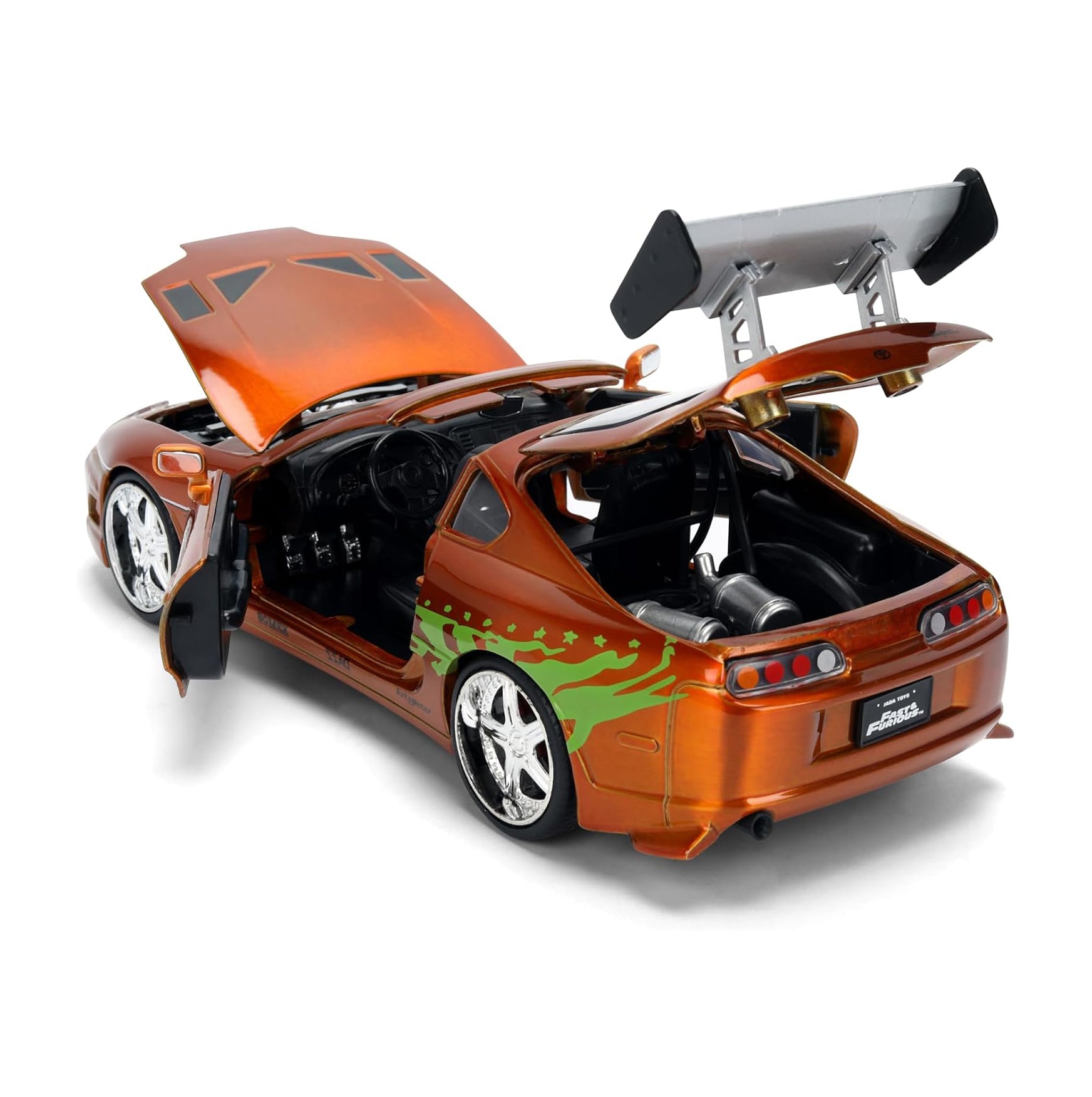 Jada Toys - Fast & Furious 25th Anniversary 1:24 Brian's Toyota Supra "Brush Finish Color" Die-cast Car