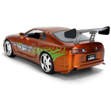 Jada Toys - Fast & Furious 25th Anniversary 1:24 Brian's Toyota Supra "Brush Finish Color" Die-cast Car
