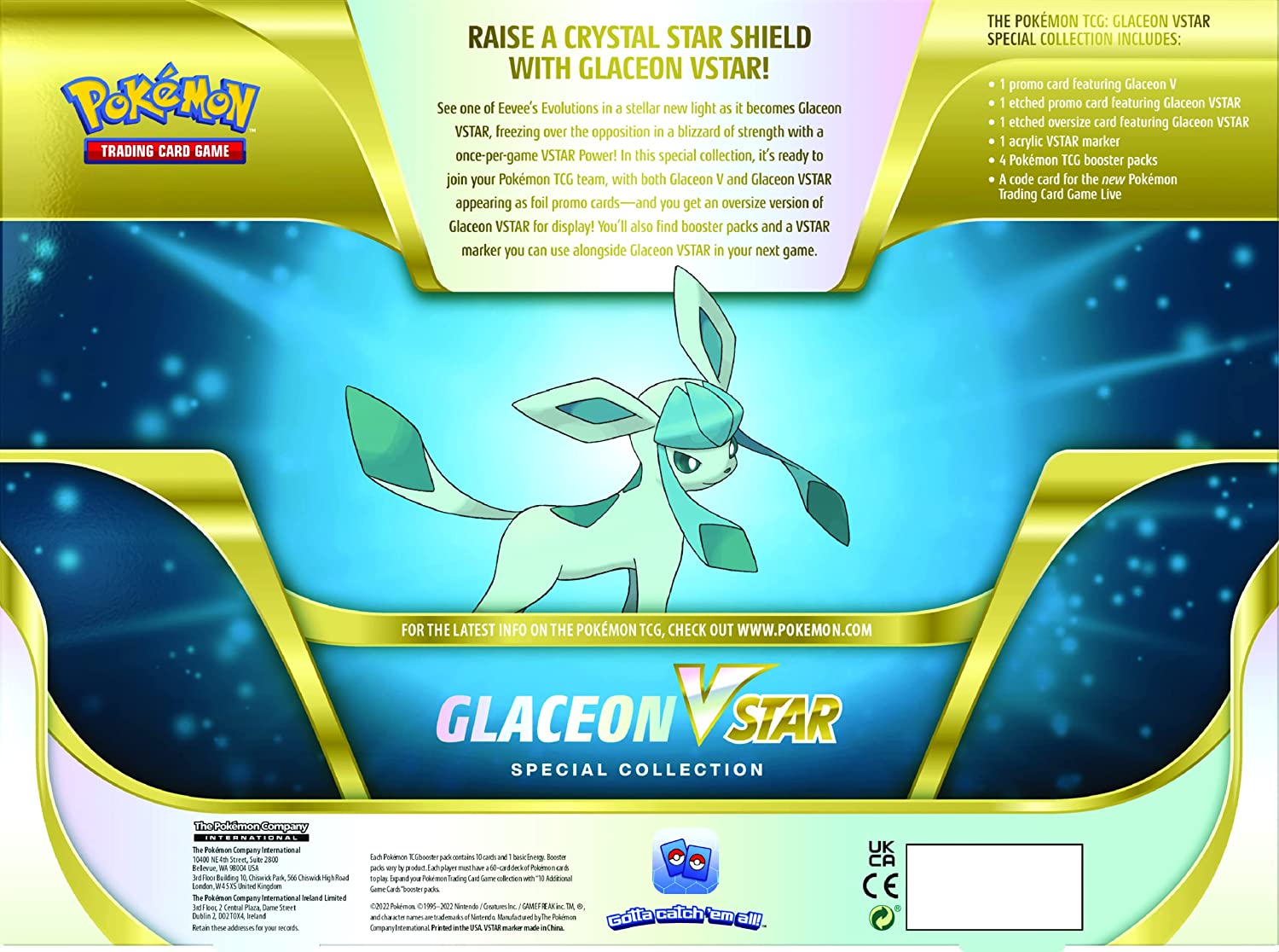 Pokmon TCG: Leafeon VSTAR / Glaceon VSTAR Special Collection Box (SPA Pokmon TCG: Leafeon VSTAR / Glaceon VSTAR Special Collection Box (SPA