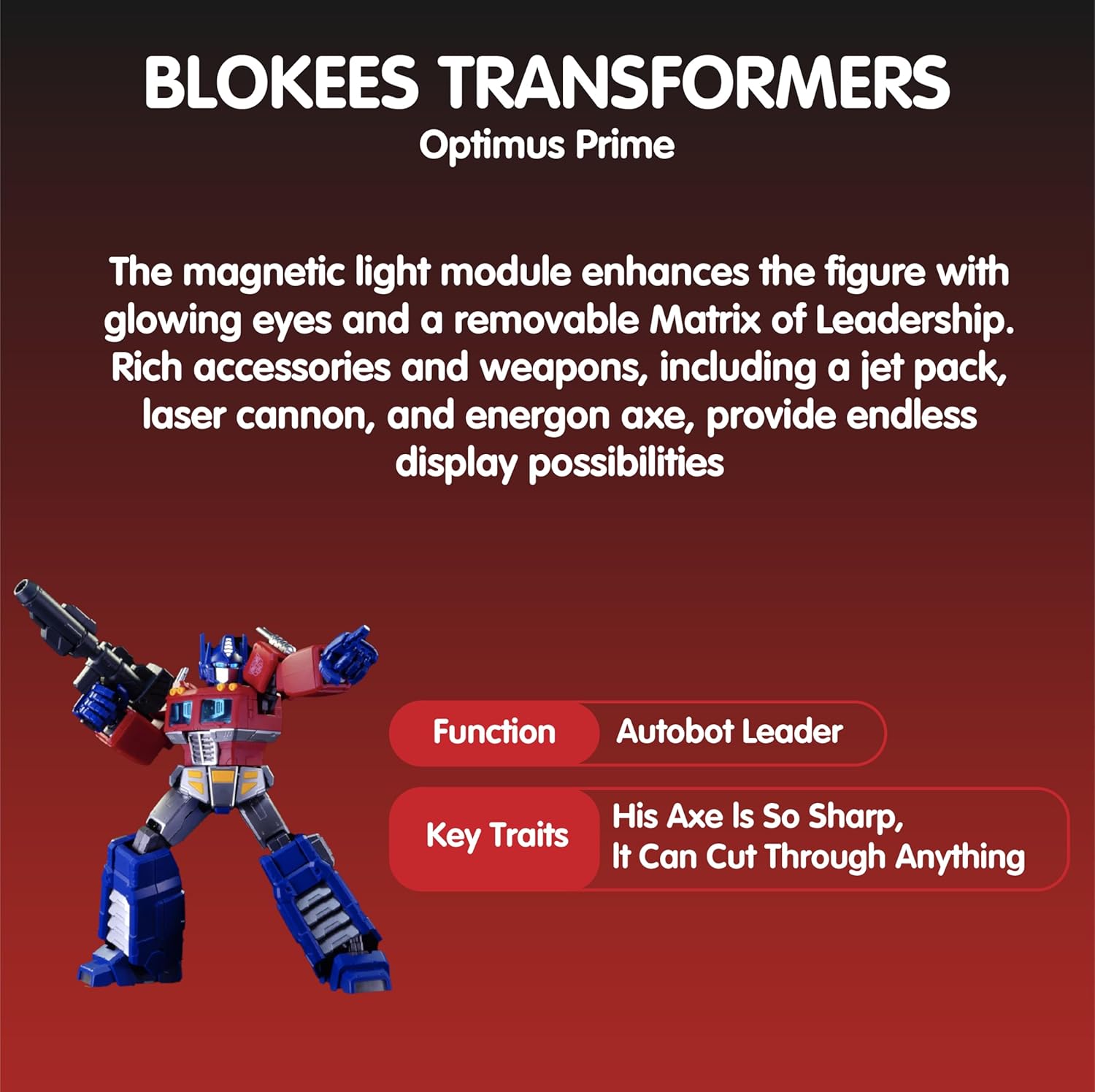BLOKEES Transformers Action Edition - G1 Optimus Prime