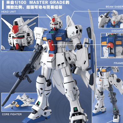 Bandai Hobby - 1/100 MG Gundam 0083: Stardust Memory, RX-78 GP03S Gundam "Dendrobium Stamen" Model Kit