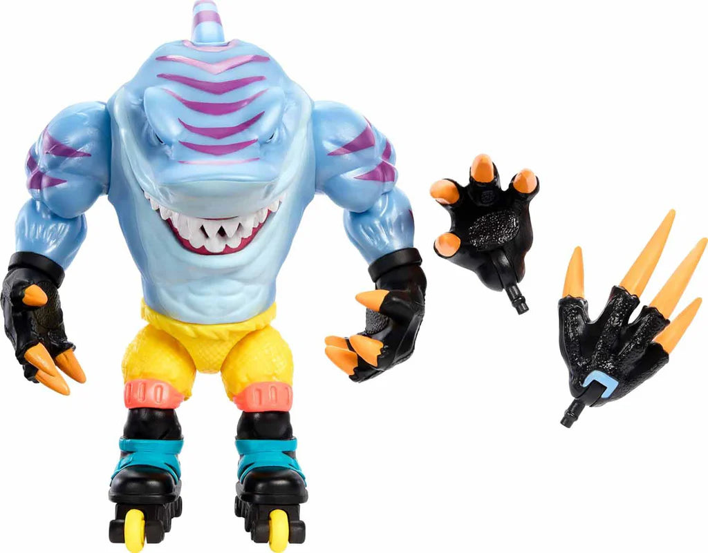Street Sharks Moto Streex フィギュア Mattel Street Sharks Streex Action Figure with Bite & Skate