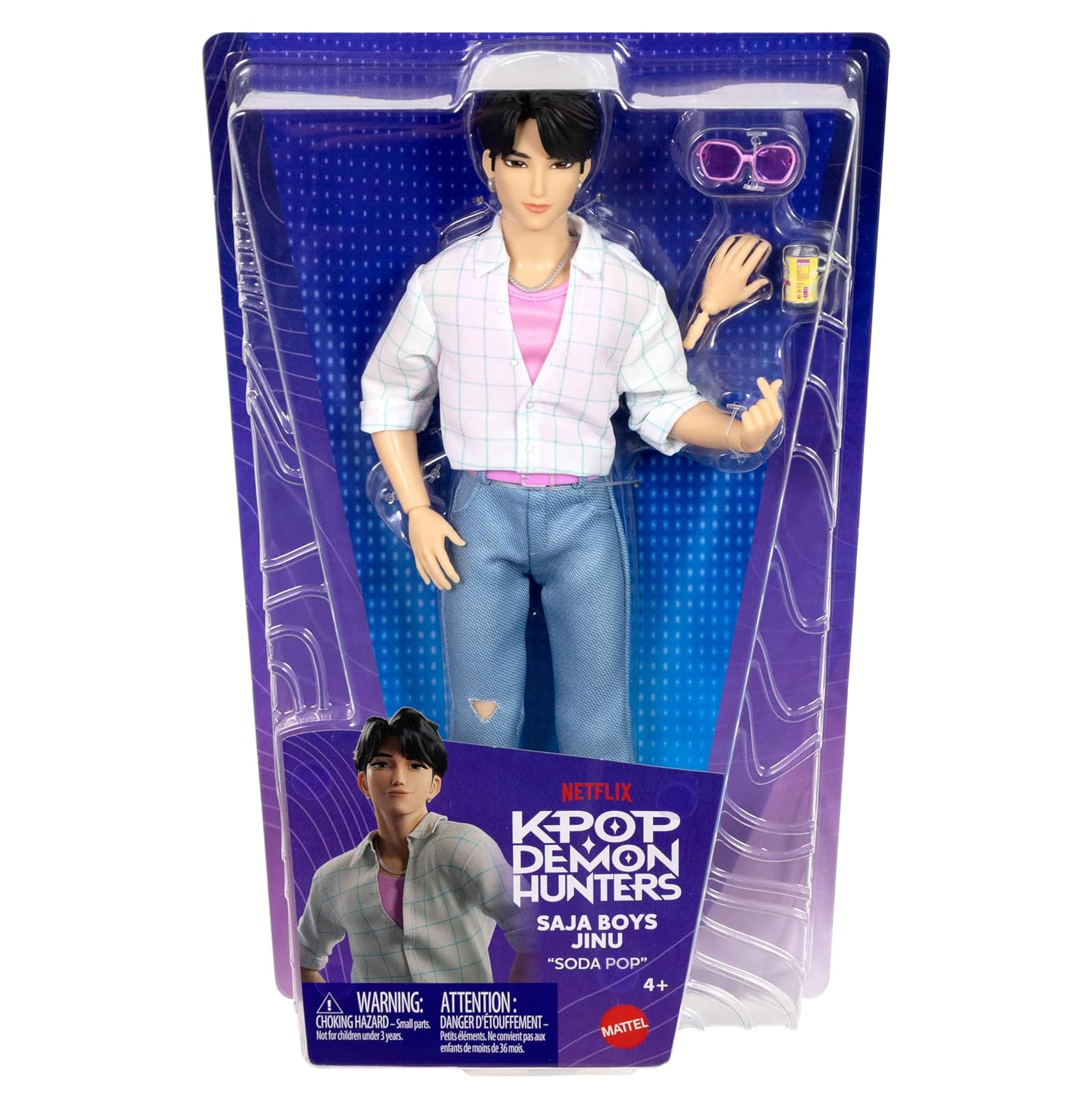 Mattel Kpop Demon Hunters Saja Boys Jinu Fashion Doll