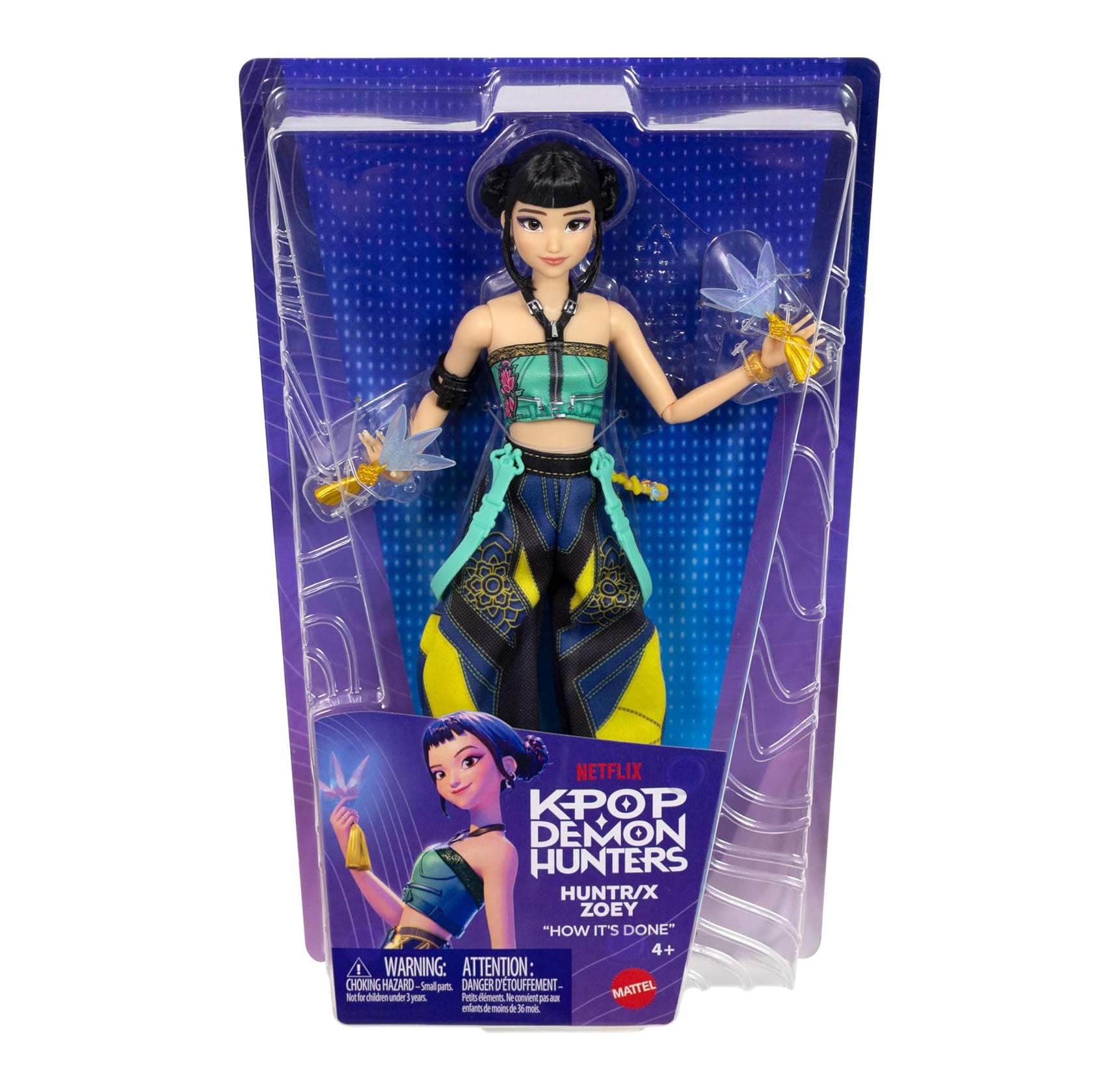 Mattel Kpop Demon Hunters HUNTR/X Zoey Fashion Doll