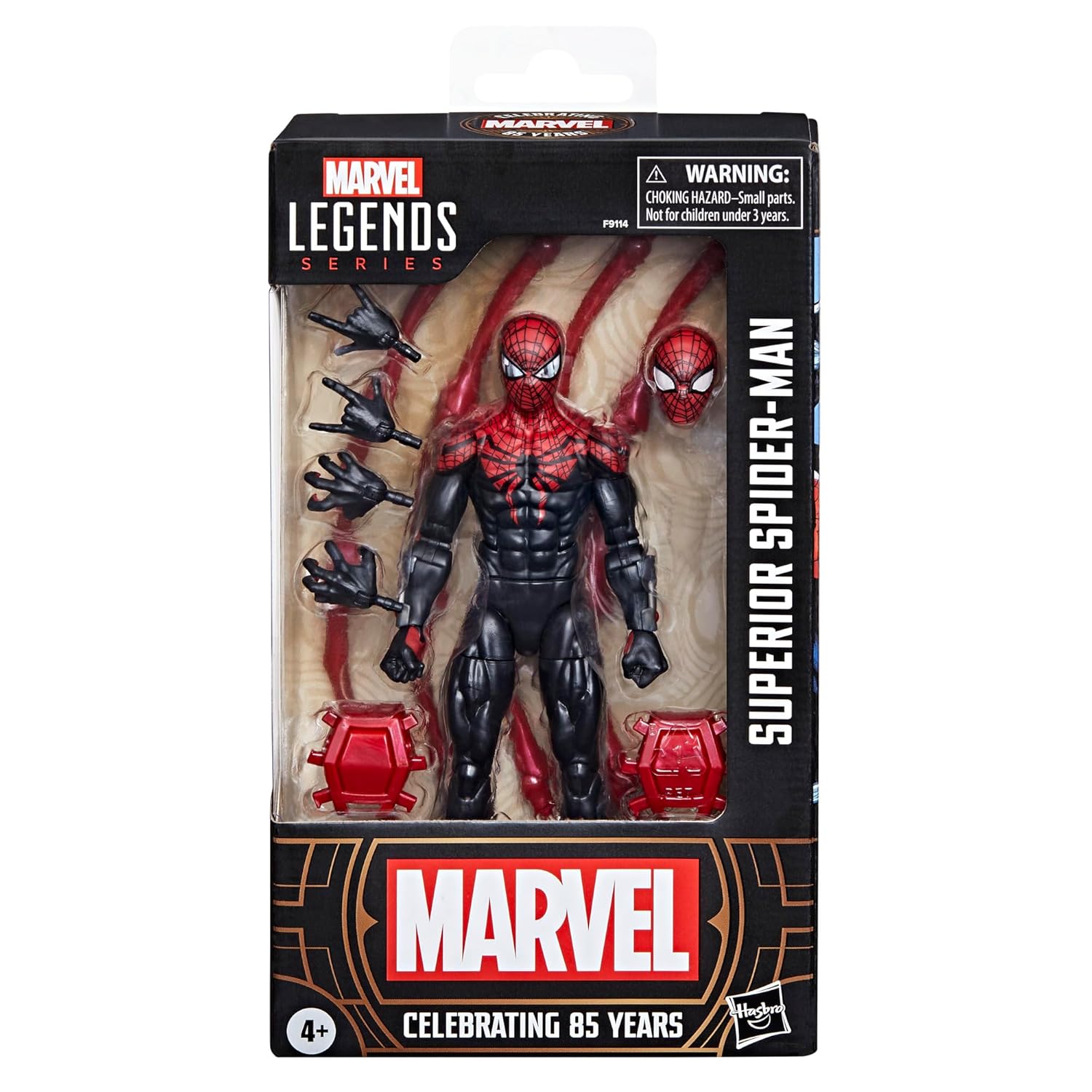 Marvel Legends Muñecos De Spiderman Negro Spider Man Figura De