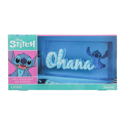 Stitch Ohana Light  Lilo and Stitch Lamp, Disney Collectible Gift, LED Bedside Table Bedroom Night Light
