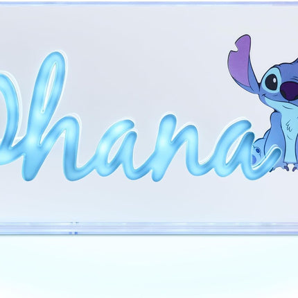 Stitch Ohana Light  Lilo and Stitch Lamp, Disney Collectible Gift, LED Bedside Table Bedroom Night Light