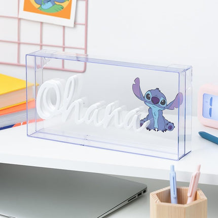 Stitch Ohana Light  Lilo and Stitch Lamp, Disney Collectible Gift, LED Bedside Table Bedroom Night Light