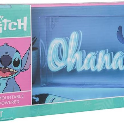 Stitch Ohana Light  Lilo and Stitch Lamp, Disney Collectible Gift, LED Bedside Table Bedroom Night Light