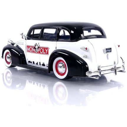Mr. Monopoly 1:24 1939 Chevrolet Master Deluxe Die-cast Car w/ 2.75" Rich Uncle Pennybags Figure