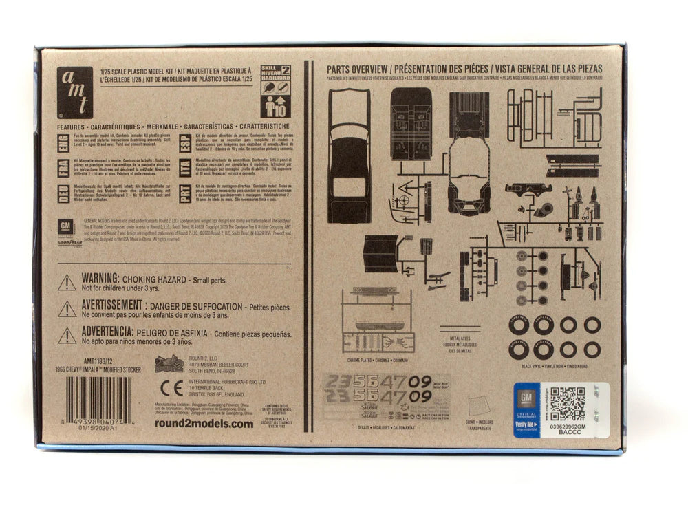 AMT 1967 Chevy Impala 4-Door Supernatural 1:25 Scale Model Kit