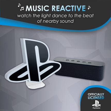 Playstation Light - Desktop Game Room Lighting - Includes 3 Light Modes - Powered by USB or AAA Batteries - Logo Light