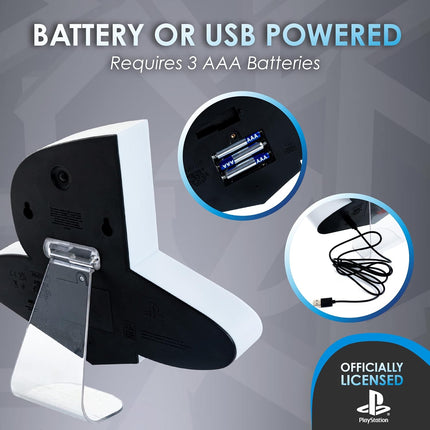 Playstation Light - Desktop Game Room Lighting - Includes 3 Light Modes - Powered by USB or AAA Batteries - Logo Light