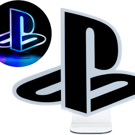Playstation Light - Desktop Game Room Lighting - Includes 3 Light Modes - Powered by USB or AAA Batteries - Logo Light