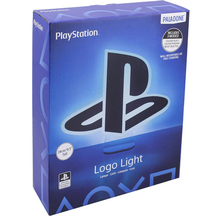 Playstation Light - Desktop Game Room Lighting - Includes 3 Light Modes - Powered by USB or AAA Batteries - Logo Light