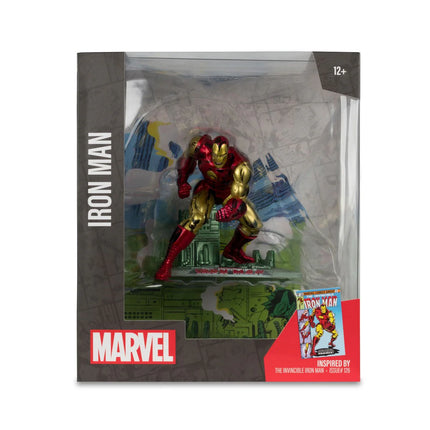 McFarlane Toys - Marvel Iron Man 1:10th Scale Posed Figure with Scene (Iron Man #126)