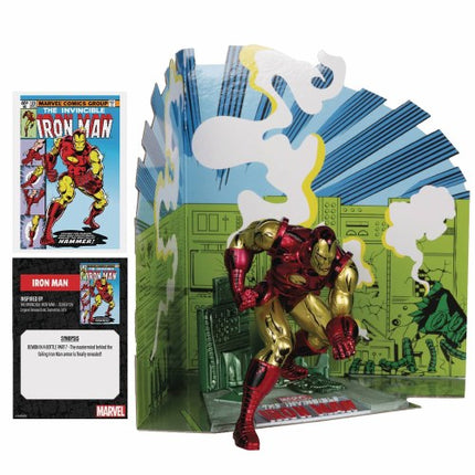 McFarlane Toys - Marvel Iron Man 1:10th Scale Posed Figure with Scene (Iron Man #126)