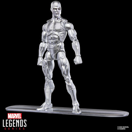 Marvel Legends Series Silver Surfer, Silver Surfer #1 (1968) and Fantastic Four, Comics-Inspired Collectible 6-Inch Scale Action Figure with Character-Sized Comic Accessory