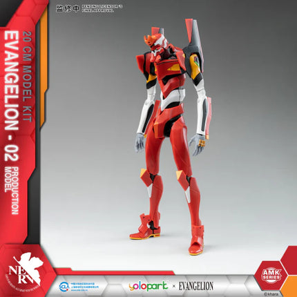 Evangelion: AMK Series Production Model Eva Unit-02 20cm Model Kit
