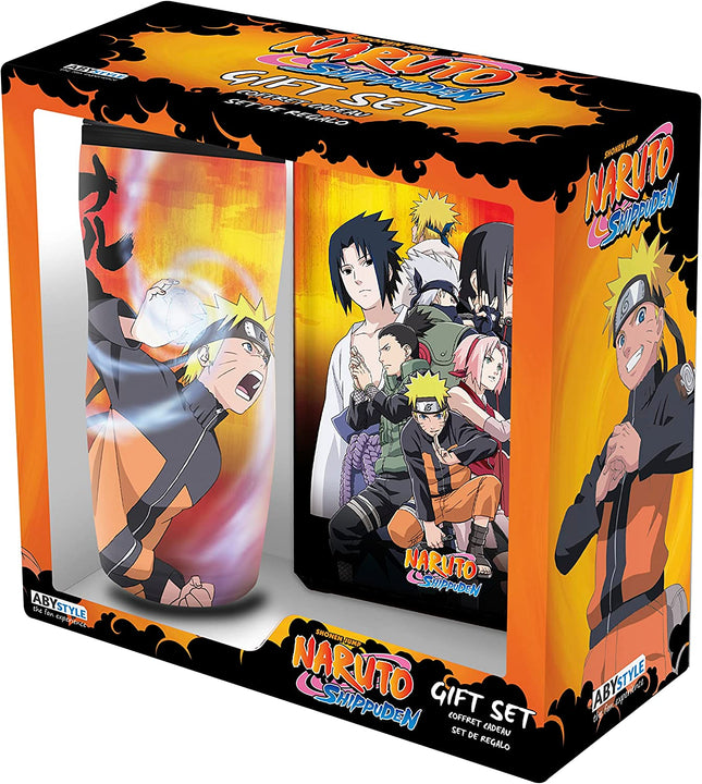Naruto Shippuden Gift Set (Notebook & Travel Mug)