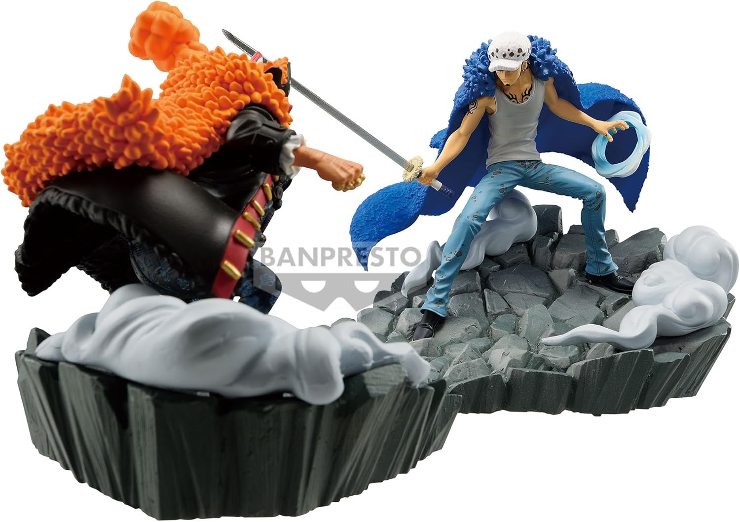 Banpresto One Piece Rob Lucci Senkozekkei-figuur – 10 Cm, PVC, Officieel Gelicenseerd, Ideaal Voor Verzamelaars