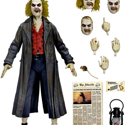 Beetlejuice (1988) - Ultimate Beetlejuice: Tour Guide “The Bio-Exorcist” - 7" Scale Action Figure