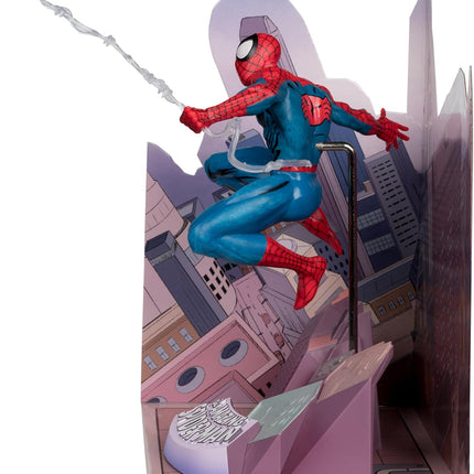 McFarlane Toys Marvel Spider-Man 1:10th Scale Collectible with Scene (The Amazing Spider-Man #1) Statue
