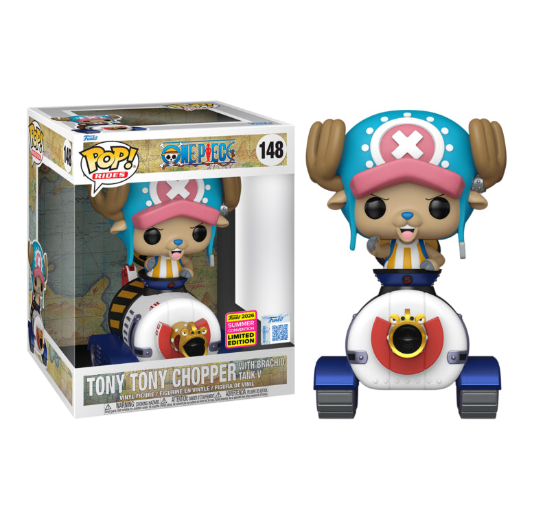 Funko POP! Rides #148: One Piece - Tony Tony Chopper With Branchio Tank V (2026 Summer Convention Limited Edition)