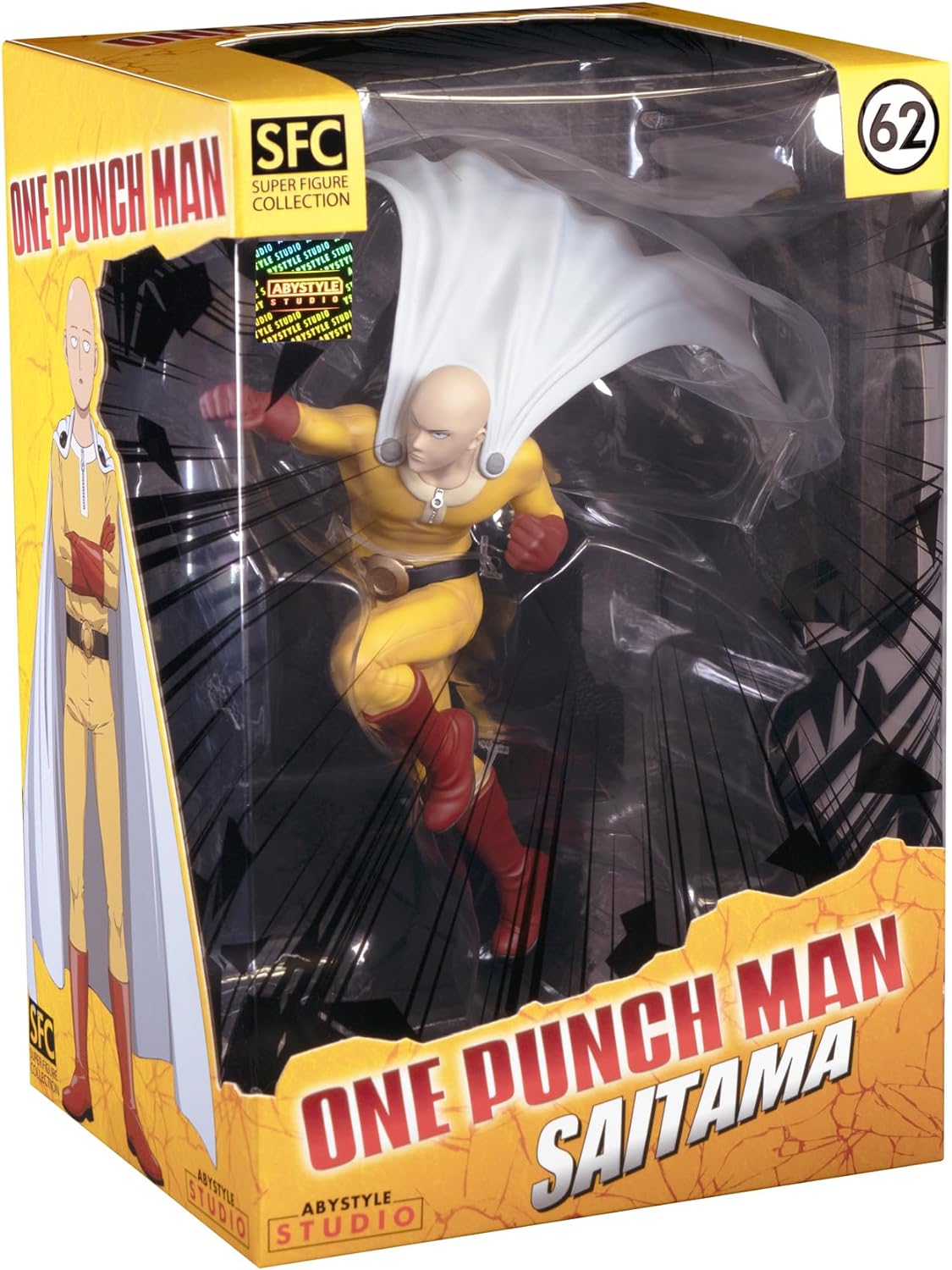 One Punch Man Saitama 6.3" Tall SFC Collectible PVC Figure Statue