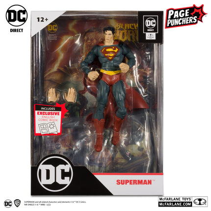 McFarlane Toys - DC Direct 7in Figure with Comic - Black Adam WV1 - Superman